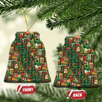 Mele Kalikimaka Pakalana Pikake Lei Ceramic Ornament Hawaiian Rodeo Paniolo Ulaula Palaka - Polynesian Pride