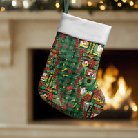Mele Kalikimaka Pakalana Pikake Lei Christmas Stocking Hawaiian Rodeo Paniolo Ulaula Palaka - Polynesian Pride