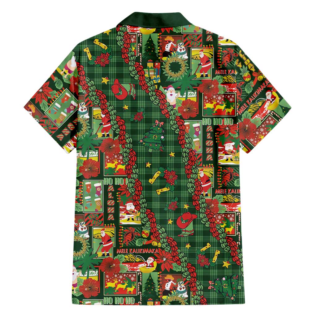 Mele Kalikimaka Pakalana Pikake Lei Family Matching Puletasi and Hawaiian Shirt Hawaiian Rodeo Paniolo Ulaula Palaka LT9 - Polynesian Pride