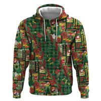 Mele Kalikimaka Pakalana Pikake Lei Hoodie Hawaiian Rodeo Paniolo Ulaula Palaka - Polynesian Pride