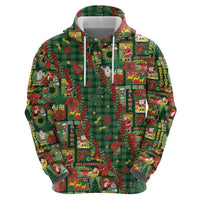 Mele Kalikimaka Pakalana Pikake Lei Hoodie Hawaiian Rodeo Paniolo Ulaula Palaka - Polynesian Pride
