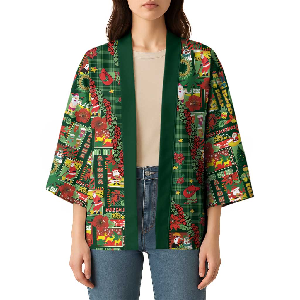 Mele Kalikimaka Pakalana Pikake Lei Kimono Hawaiian Rodeo Paniolo Ulaula Palaka - Polynesian Pride