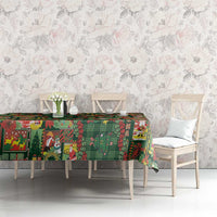 Mele Kalikimaka Pakalana Pikake Lei Tablecloth Hawaiian Rodeo Paniolo Ulaula Palaka - Polynesian Pride