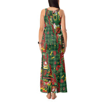 Mele Kalikimaka Pakalana Pikake Lei Tank Maxi Dress Hawaiian Rodeo Paniolo Ulaula Palaka - Polynesian Pride