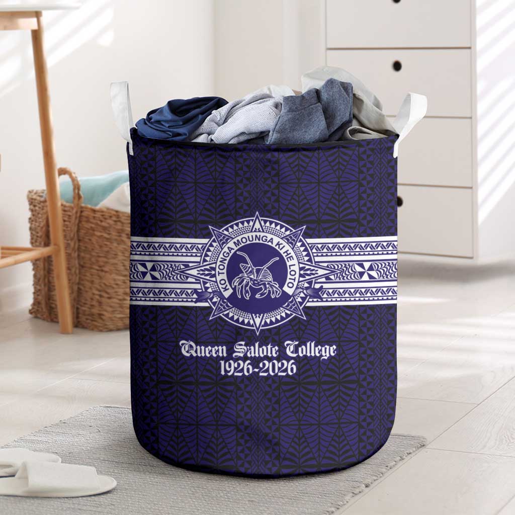 Tonga Queen Salote College 100 years Laundry Basket QSC 1926-2026 Tongan Pattern