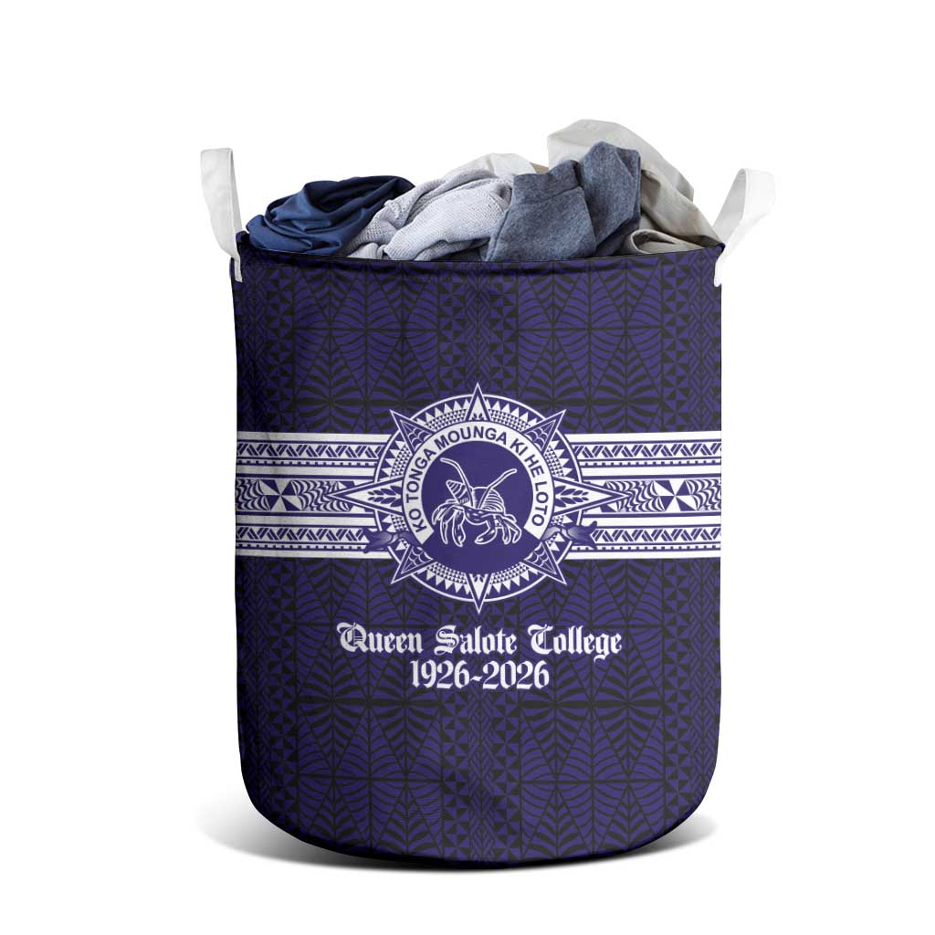 Tonga Queen Salote College 100 years Laundry Basket QSC 1926-2026 Tongan Pattern
