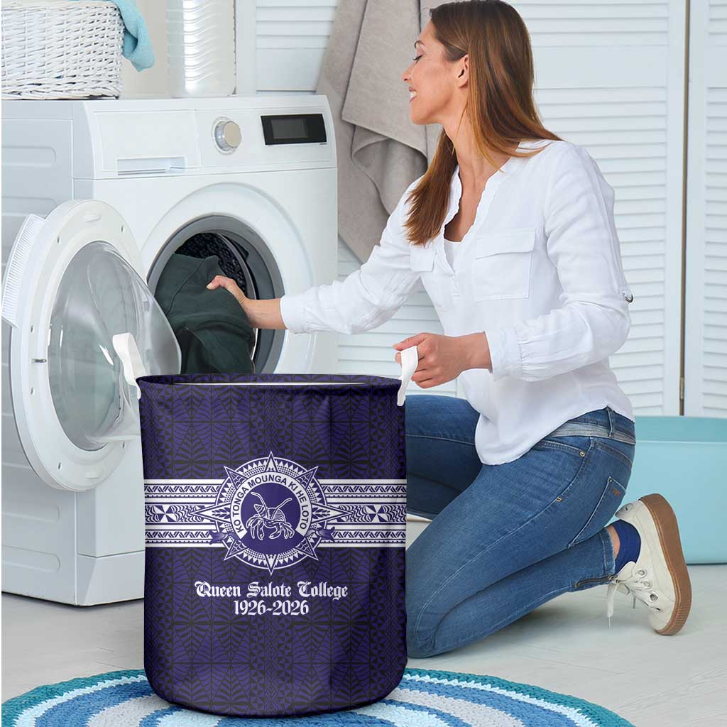 Tonga Queen Salote College 100 years Laundry Basket QSC 1926-2026 Tongan Pattern