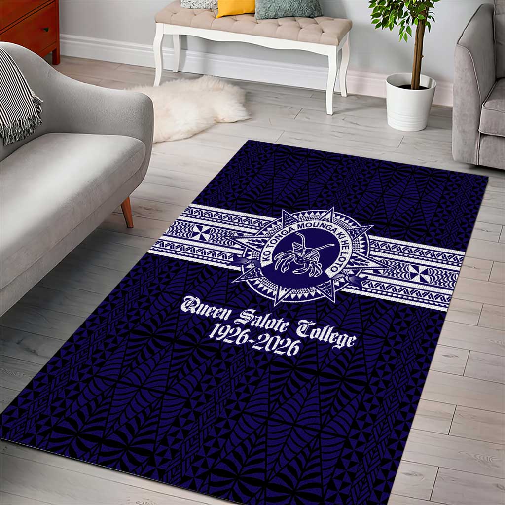 Tonga Queen Salote College 100 years Area Rug QSC 1926-2026 Tongan Pattern LT9 - Polynesian Pride