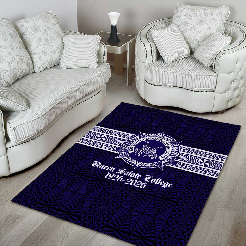 Tonga Queen Salote College 100 years Area Rug QSC 1926-2026 Tongan Pattern LT9 - Polynesian Pride