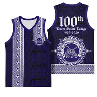 Tonga Queen Salote College 100 years Basketball Jersey QSC 1926-2026 Tongan Pattern