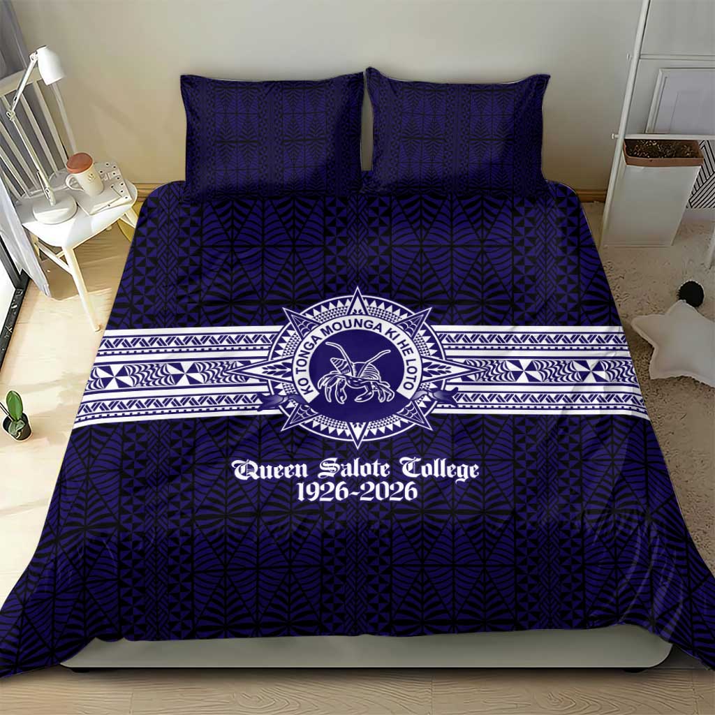 Tonga Queen Salote College 100 years Bedding Set QSC 1926-2026 Tongan Pattern