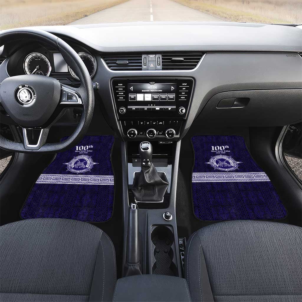 Tonga Queen Salote College 100 years Car Mats QSC 1926-2026 Tongan Pattern