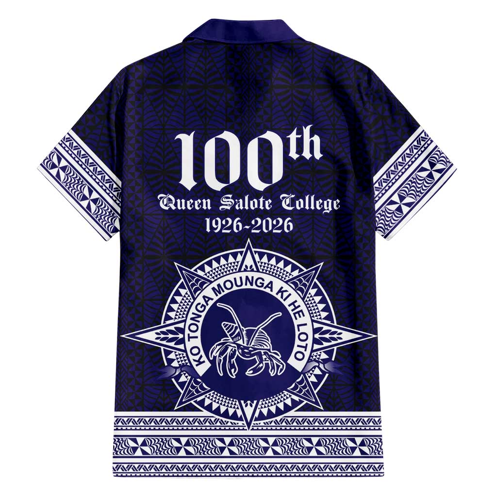 Tonga Queen Salote College 100 years Family Matching Long Sleeve Bodycon Dress and Hawaiian Shirt QSC 1926-2026 Tongan Pattern LT9 - Polynesian Pride