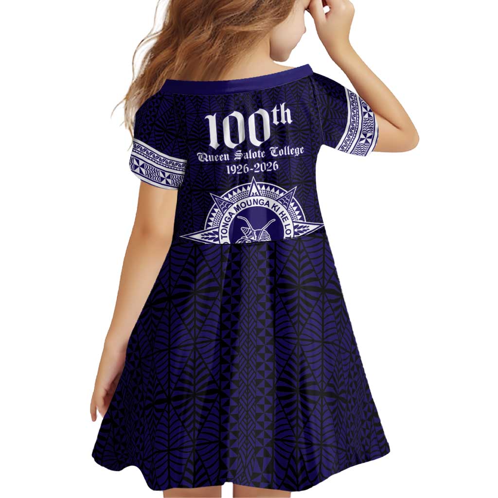 Tonga Queen Salote College 100 years Family Matching Short Sleeve Bodycon Dress and Hawaiian Shirt QSC 1926-2026 Tongan Pattern LT9 - Polynesian Pride