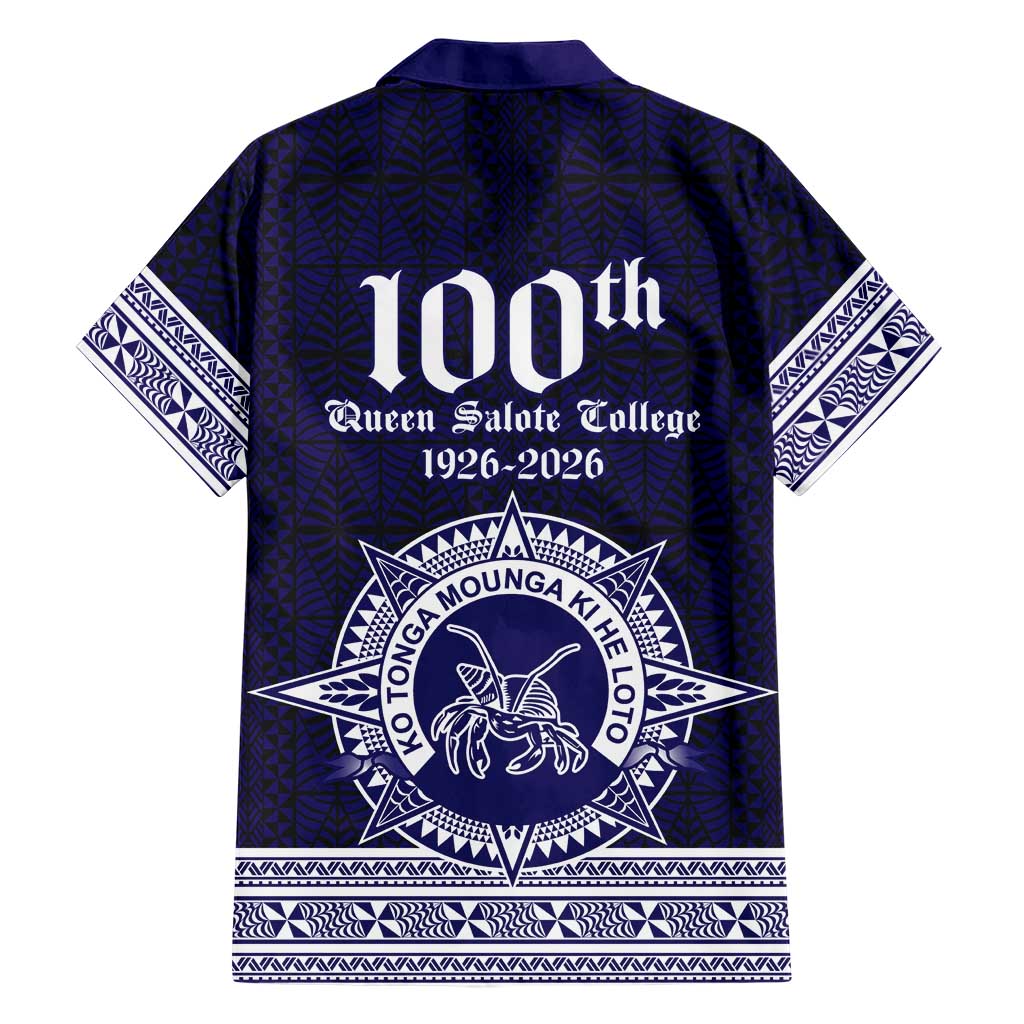 Tonga Queen Salote College 100 years Hawaiian Shirt QSC 1926-2026 Tongan Pattern