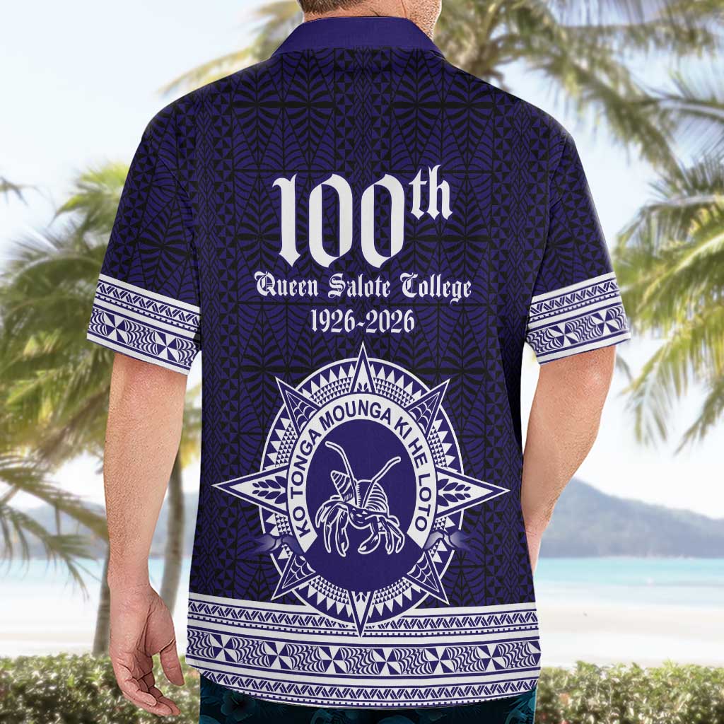 Tonga Queen Salote College 100 years Hawaiian Shirt QSC 1926-2026 Tongan Pattern