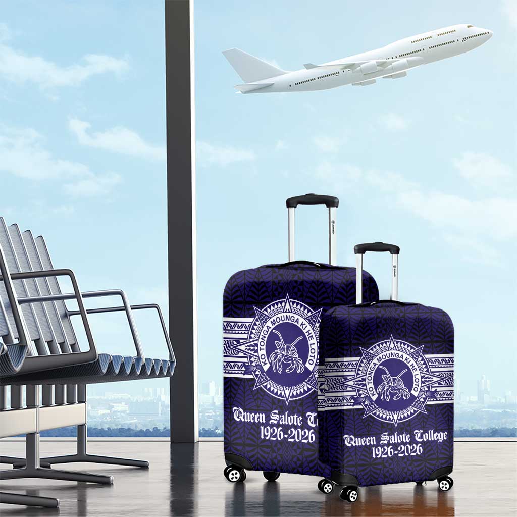 Tonga Queen Salote College 100 years Luggage Cover QSC 1926-2026 Tongan Pattern LT9 - Polynesian Pride