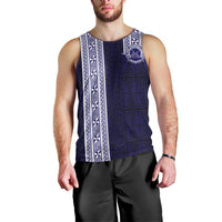 Tonga Queen Salote College 100 years Men Tank Top QSC 1926-2026 Tongan Pattern LT9 - Polynesian Pride