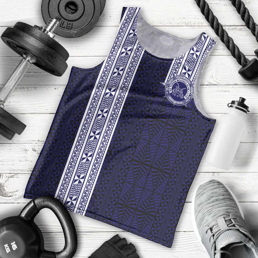 Tonga Queen Salote College 100 years Men Tank Top QSC 1926-2026 Tongan Pattern LT9 - Polynesian Pride