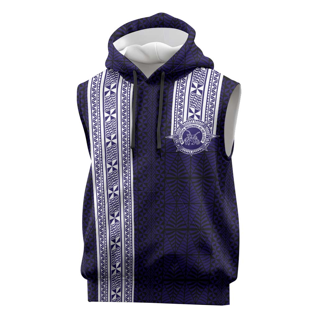 Tonga Queen Salote College 100 years Sleeveless Hoodie QSC 1926-2026 Tongan Pattern