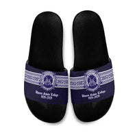 Tonga Queen Salote College 100 years Slide Sandals QSC 1926-2026 Tongan Pattern