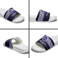 Tonga Queen Salote College 100 years Slide Sandals QSC 1926-2026 Tongan Pattern