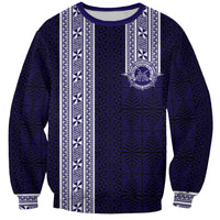 Tonga Queen Salote College 100 years Sweatshirt QSC 1926-2026 Tongan Pattern