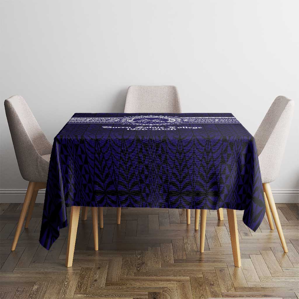 Tonga Queen Salote College 100 years Tablecloth QSC 1926-2026 Tongan Pattern