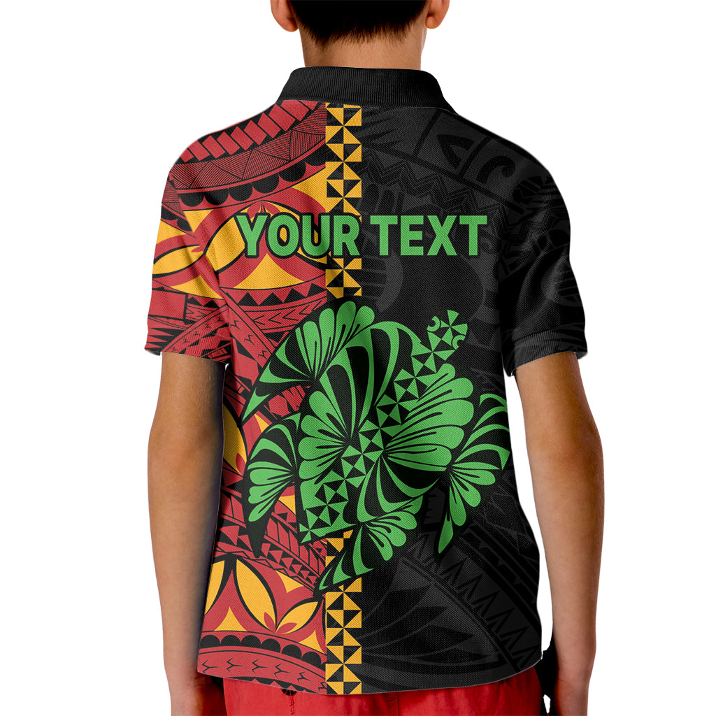 Personalised Tonga Emancipation Day Kid Polo Shirt Puleanga Fakatui O Since 1970