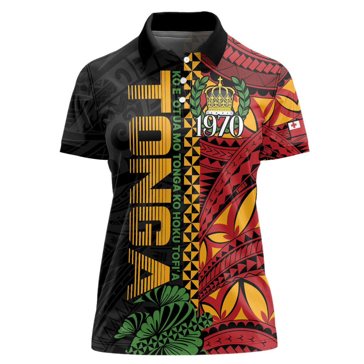 Personalised Tonga Emancipation Day Women Polo Shirt Puleanga Fakatui O Since 1970