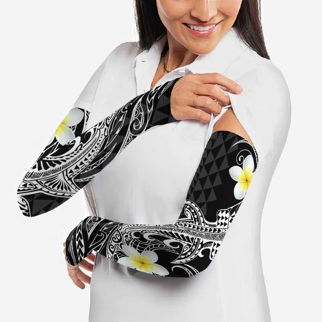 Aloha Hammerhead Shark Arm Sleeves Black Hawaiian Kakau Tribal Tattoo - Polynesian Pride