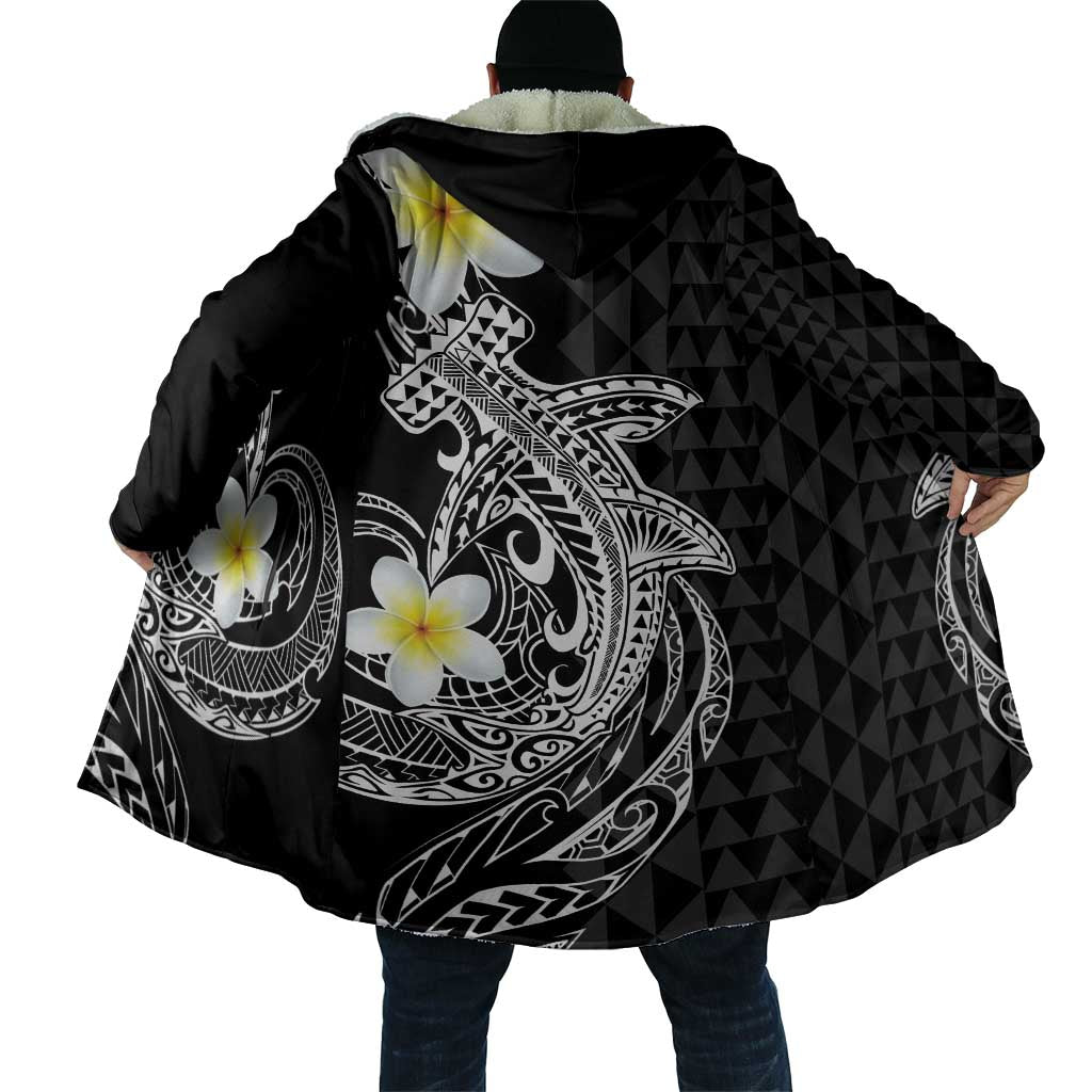 Aloha Hammerhead Shark Cloak Black Hawaiian Kakau Tribal Tattoo - Polynesian Pride