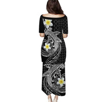 Aloha Hammerhead Shark Puletasi Black Hawaiian Kakau Tribal Tattoo