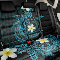 Aloha Hammerhead Shark Back Car Seat Cover Calypso Hawaiian Kakau Tribal Tattoo