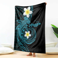 Aloha Hammerhead Shark Blanket Calypso Hawaiian Kakau Tribal Tattoo