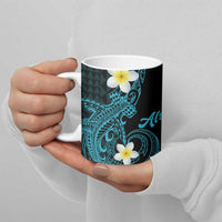 Aloha Hammerhead Shark Ceramic Mug Calypso Hawaiian Kakau Tribal Tattoo - Polynesian Pride