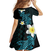 Aloha Hammerhead Shark Family Matching Long Sleeve Bodycon Dress and Hawaiian Shirt Calypso Hawaiian Kakau Tribal Tattoo