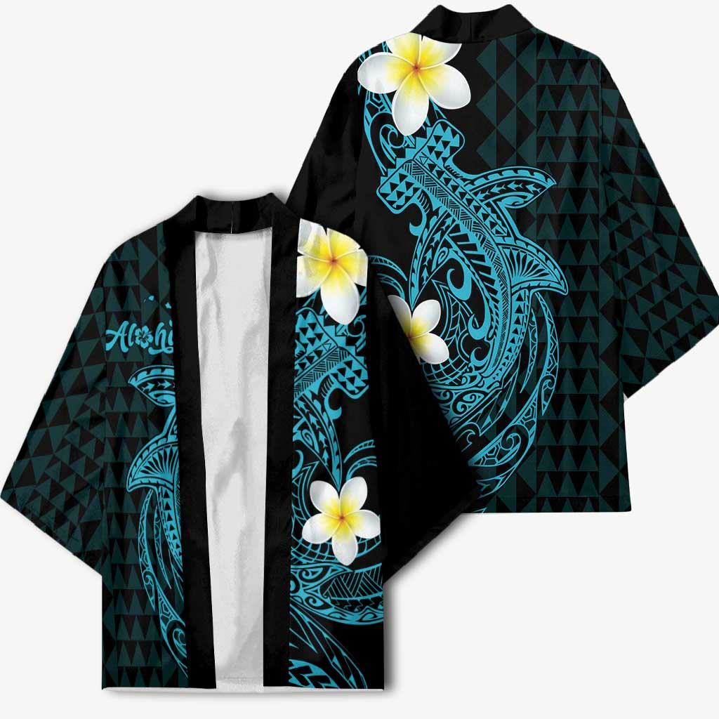 Aloha Hammerhead Shark Kimono Calypso Hawaiian Kakau Tribal Tattoo - Polynesian Pride