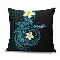 Aloha Hammerhead Shark Pillow Cover Calypso Hawaiian Kakau Tribal Tattoo - Polynesian Pride
