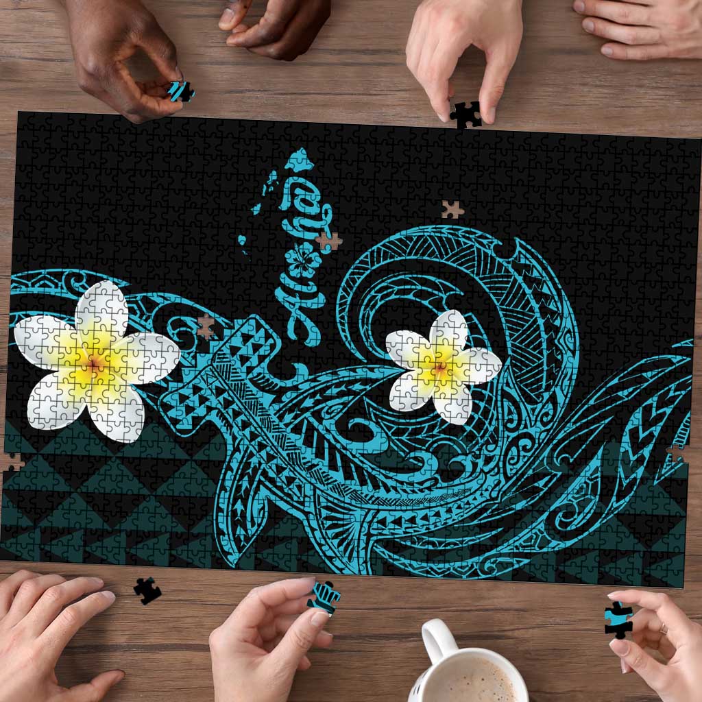 Aloha Hammerhead Shark Puzzle Calypso Hawaiian Kakau Tribal Tattoo - Polynesian Pride