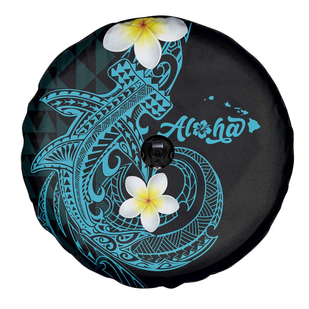 Aloha Hammerhead Shark Spare Tire Cover Calypso Hawaiian Kakau Tribal Tattoo