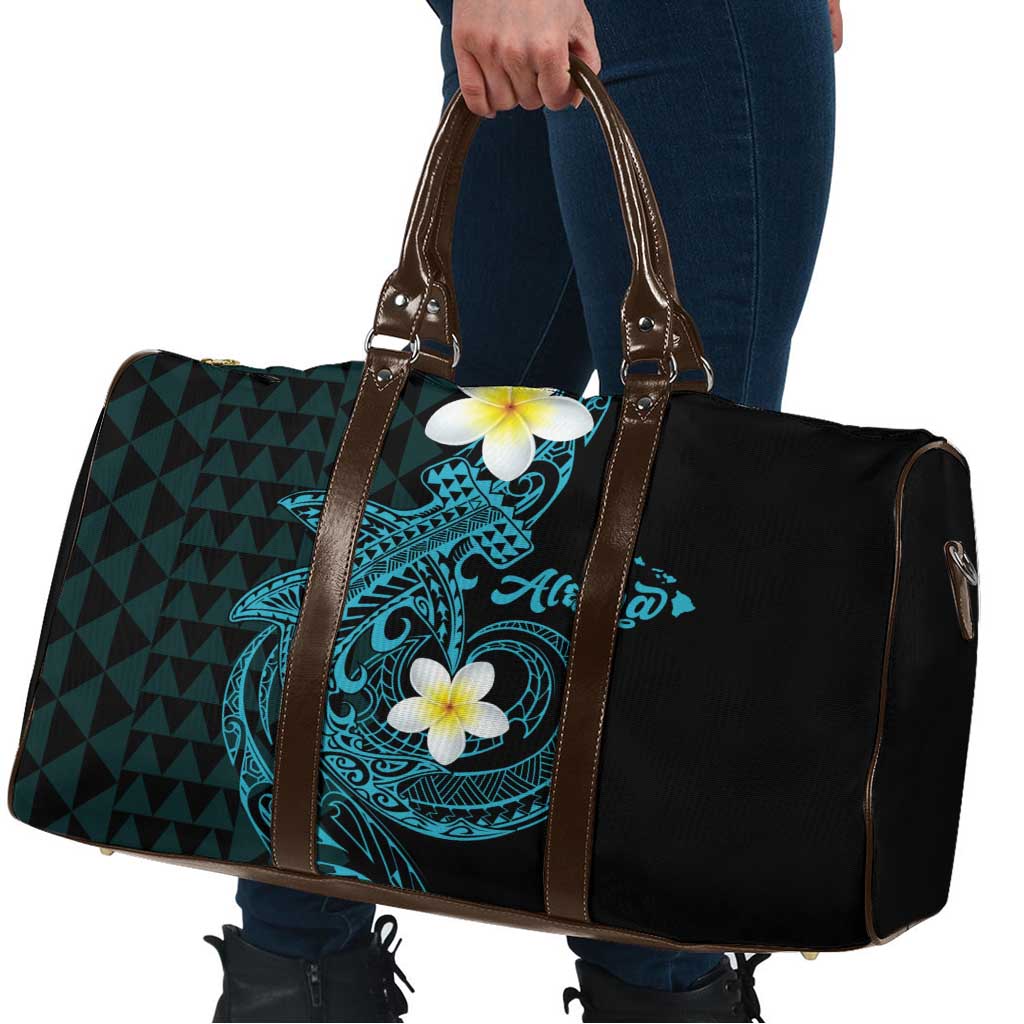 Aloha Hammerhead Shark Travel Bag Calypso Hawaiian Kakau Tribal Tattoo - Polynesian Pride