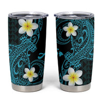 Aloha Hammerhead Shark Tumbler Cup Calypso Hawaiian Kakau Tribal Tattoo