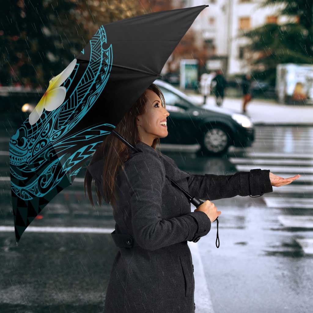 Aloha Hammerhead Shark Umbrella Calypso Hawaiian Kakau Tribal Tattoo - Polynesian Pride