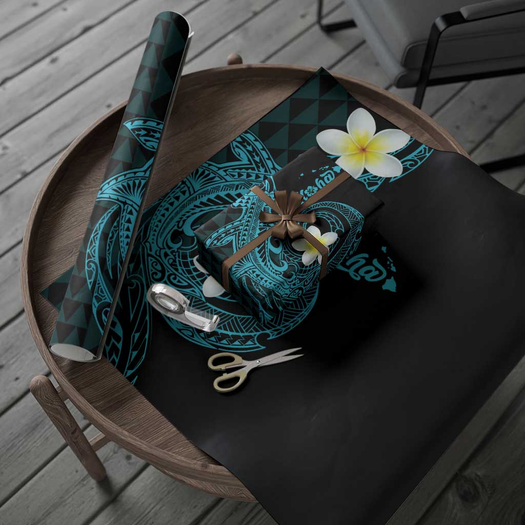 Aloha Hammerhead Shark Wrapping Paper Calypso Hawaiian Kakau Tribal Tattoo - Polynesian Pride