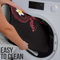 Aloha Hammerhead Shark Bathroom Set Feverish Pink Hawaiian Kakau Tribal Tattoo - Polynesian Pride