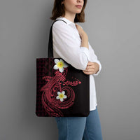Aloha Hammerhead Shark Tote Bag Feverish Pink Hawaiian Kakau Tribal Tattoo - Polynesian Pride