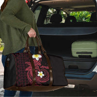 Aloha Hammerhead Shark Travel Bag Feverish Pink Hawaiian Kakau Tribal Tattoo - Polynesian Pride