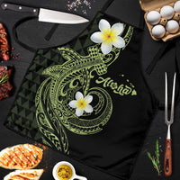Aloha Hammerhead Shark Apron Lime Rickey Hawaiian Kakau Tribal Tattoo - Polynesian Pride