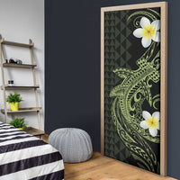 Aloha Hammerhead Shark Door Cover Lime Rickey Hawaiian Kakau Tribal Tattoo - Polynesian Pride
